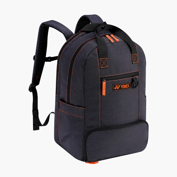 【YONEX】BACKPACK 後背包 羽球雙肩背包 獨立鞋層 黑(BAG32026TR007)