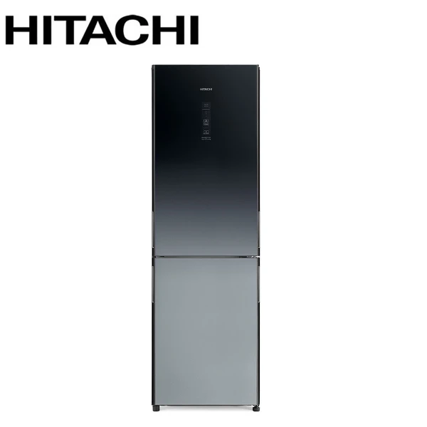 【HITACHI 日立】330公升 二級能效變頻右開雙門冰箱 HRBN5366DF1-XGRTW 漸層琉璃黑(含基本安裝+舊機回收)