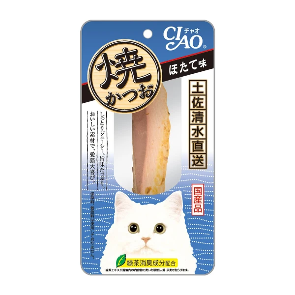 【CIAO】燒鰹魚柳條-干貝風味(1條)