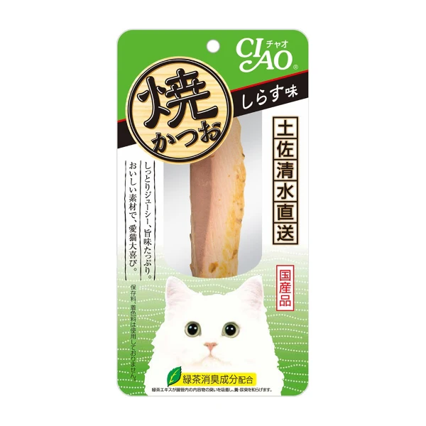 【CIAO】燒鰹魚柳條-吻仔魚風味(1條)
