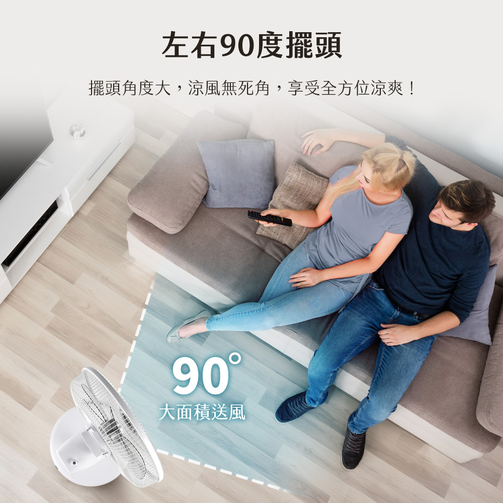 TECO 東元】16吋機械式立扇/風扇(XYFXA1628) - 全聯全電商