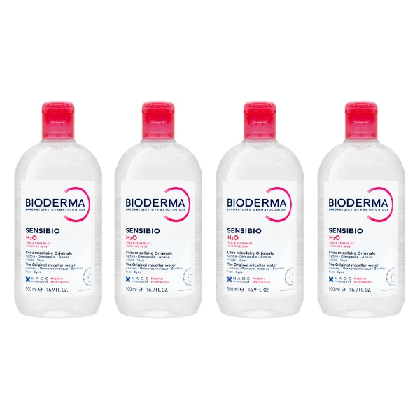 【BIODERMA】舒敏高效潔膚液 500ml #新包裝 (4入組)(航空版)