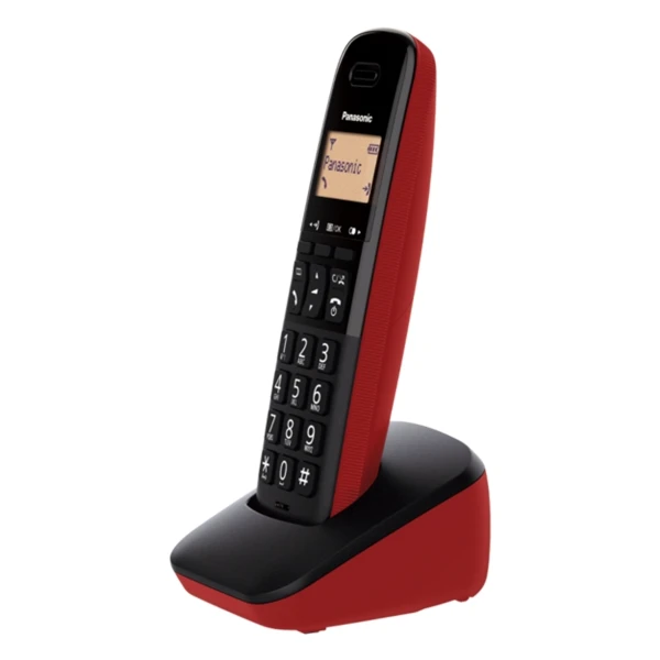 【Panasonic 國際牌】KX-TGB310 DECT 數位無線電話 紅色(騷擾電話封鎖鍵單子機系統)