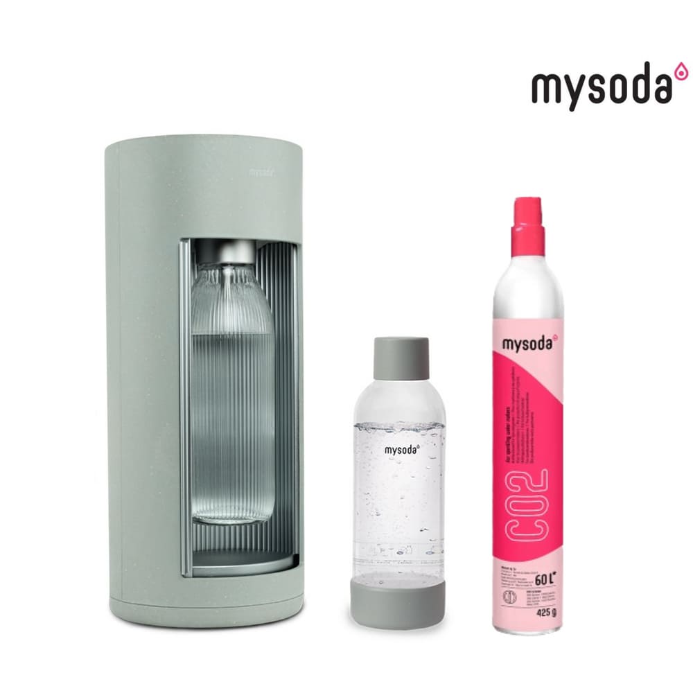 mysoda】Glassy氣泡水機-雲杉綠GL004-GG(高品質鋁合金內襯及艙門)