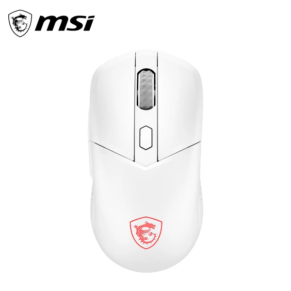 【MSI 微星】VERSA 300 WIRELESS 8K 電競無線滑鼠 白色(8000Hz26000 DPI66g)