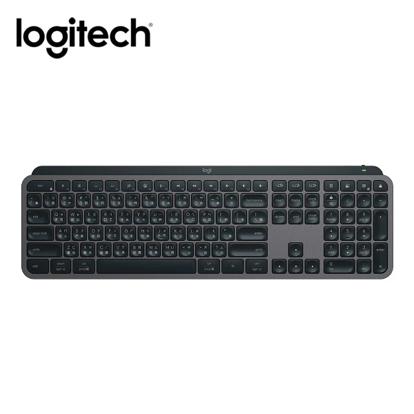 【Logitech 羅技】MX Keys S 無線智能鍵盤 石墨灰(多裝置多作業系統)