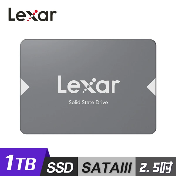 【Lexar】NS100 2.5吋 SATA III 1TB 固態硬碟(讀取速度 550MBs)