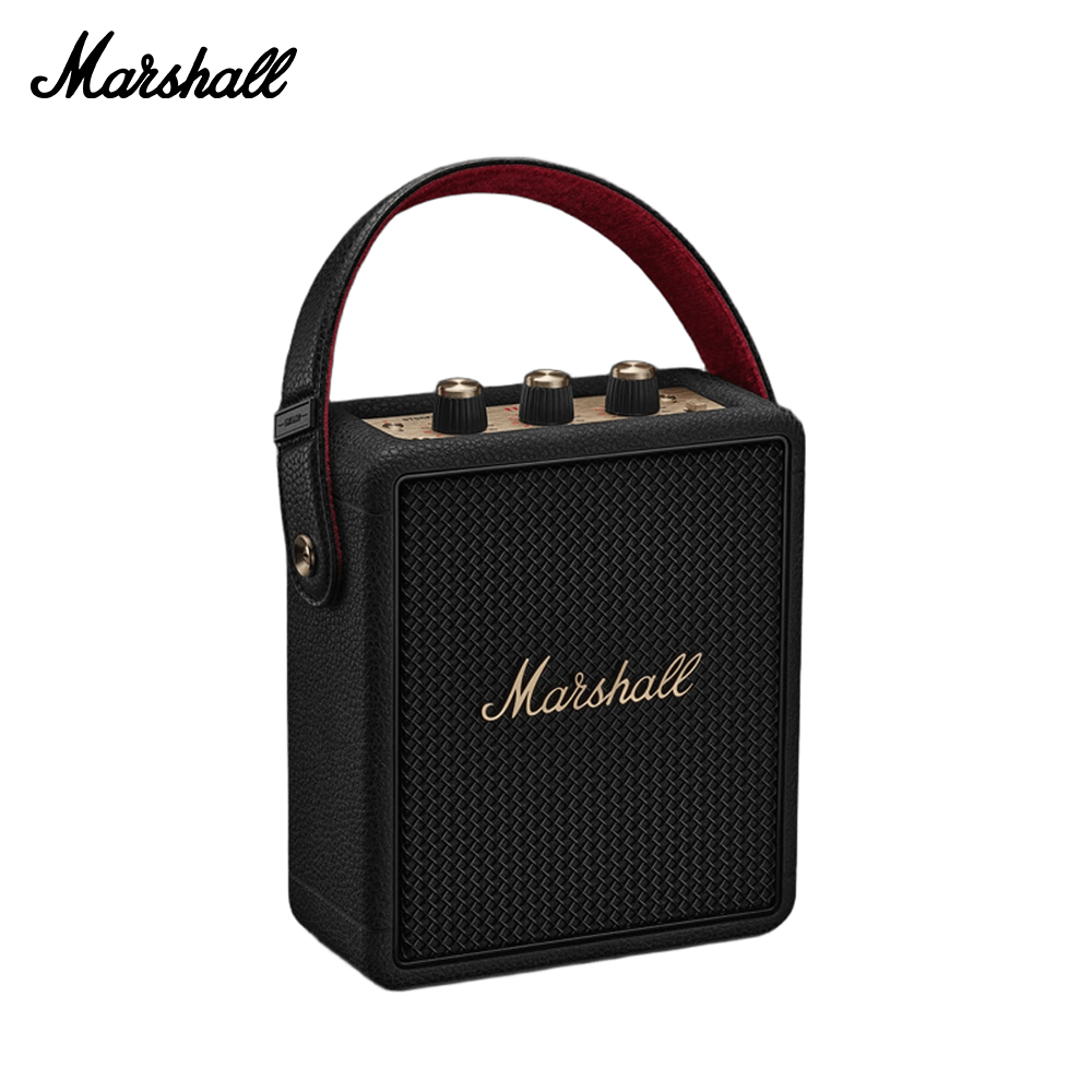【Marshall】Stockwell III 攜帶式藍芽喇叭 黑色(40 小時續航360 度音效)