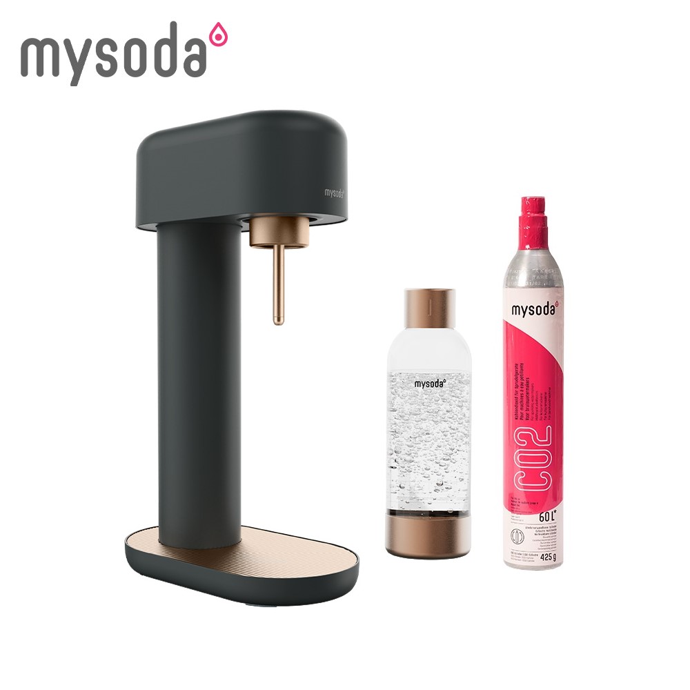 mysoda】Ruby氣泡水機-古銅黑RB003-BC(高品質鋁合金外殼)