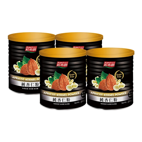 【紅布朗】純杏仁粉-無加糖(300g*4罐)