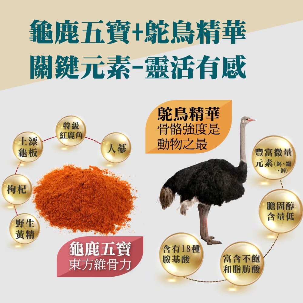 YAYU Biomed 雅譽生醫】龜鹿鴕鳥精關鍵膠囊1入組(共30顆) - 全聯全電商