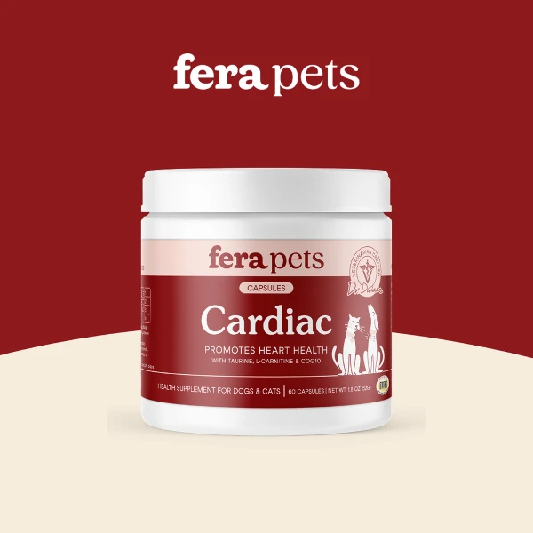 【Fera Pets 飛樂沛】心臟保健 CoQ10+牛磺酸寵心配方 （犬貓專用）(120顆)