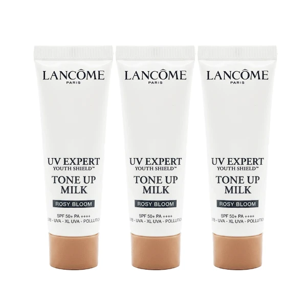 【LANCOME 蘭蔻】全新超輕盈UV煥亮妝前乳 10ml 3入組(航空版)