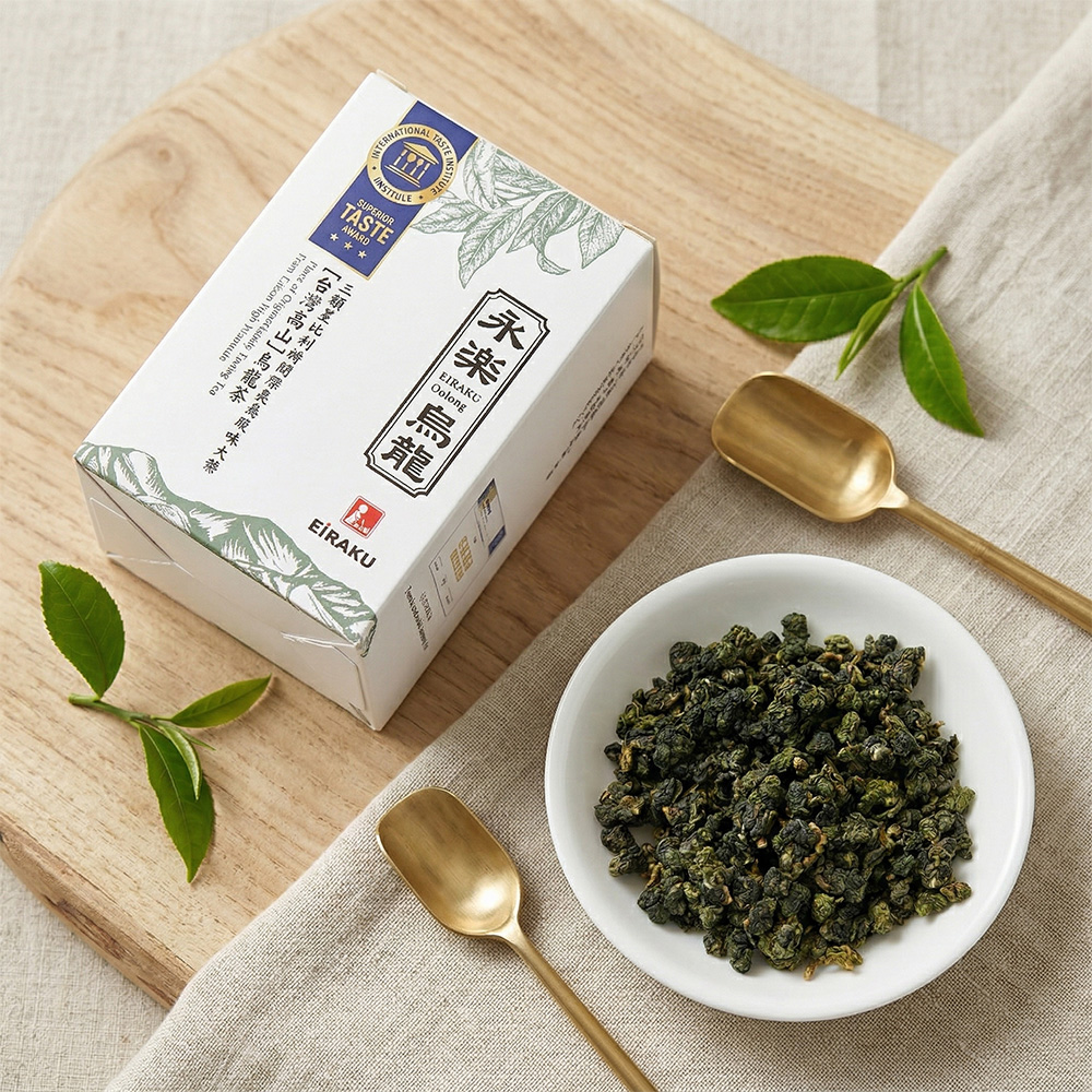 EiRAKU 永樂】永樂烏龍茶150g 四兩x 5入(盒裝茶葉高山茶阿里山端午禮盒