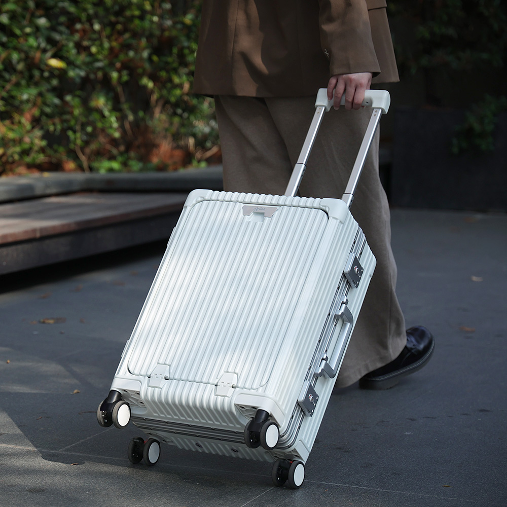 arlink】多功能前開獨立款鋁框純PC行李箱煞車輪(26吋) - 全聯全電商