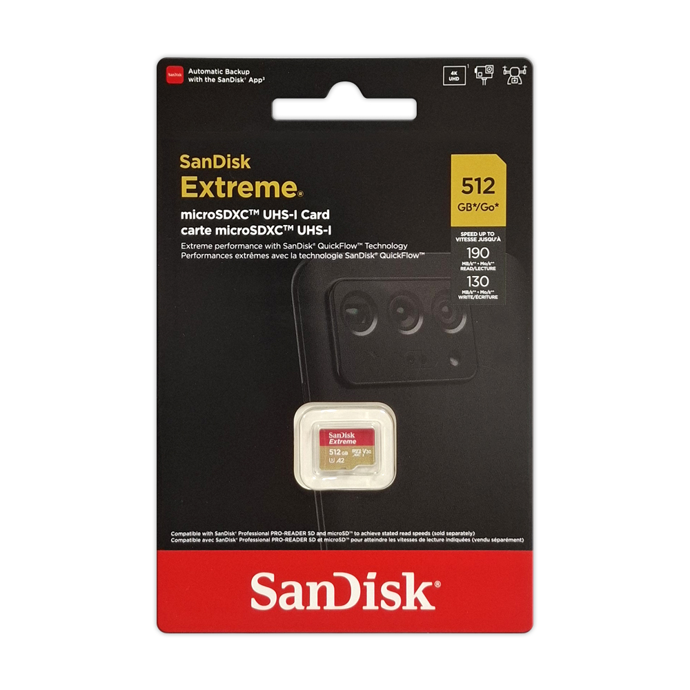 ⑤新品 SanDisk microSDXC 512GB Extreme PRO 512GB SanDisk Extreme