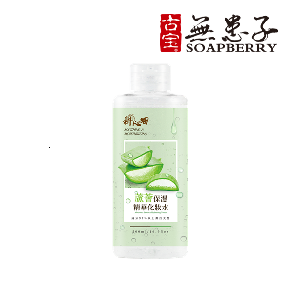【古寶無患子】耕心田蘆薈保濕精華化妝水(500ml)