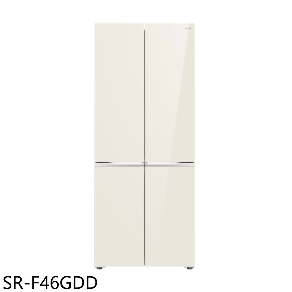 【SAMPO 聲寶】457公升四門玻璃變頻冰箱SR-F46GDD(含標準安裝)