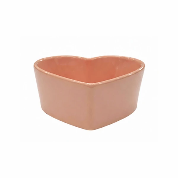 【100LIFEJAPAN】日本shinacasa-粉彩愛心-小烤盅S粉(110ml)(1入)(0)