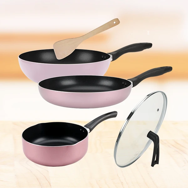 <618必搶>【CookPower 鍋寶】金鑽不沾鍋三鍋萬用5件組(30炒+30蓋+24煎+22湯+鏟)(1組)