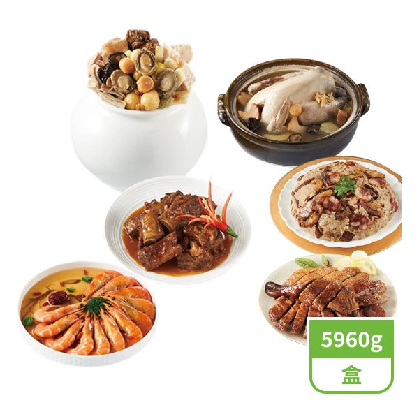 【阿仁師】六福開運年菜組(預購)(6品/5960g)