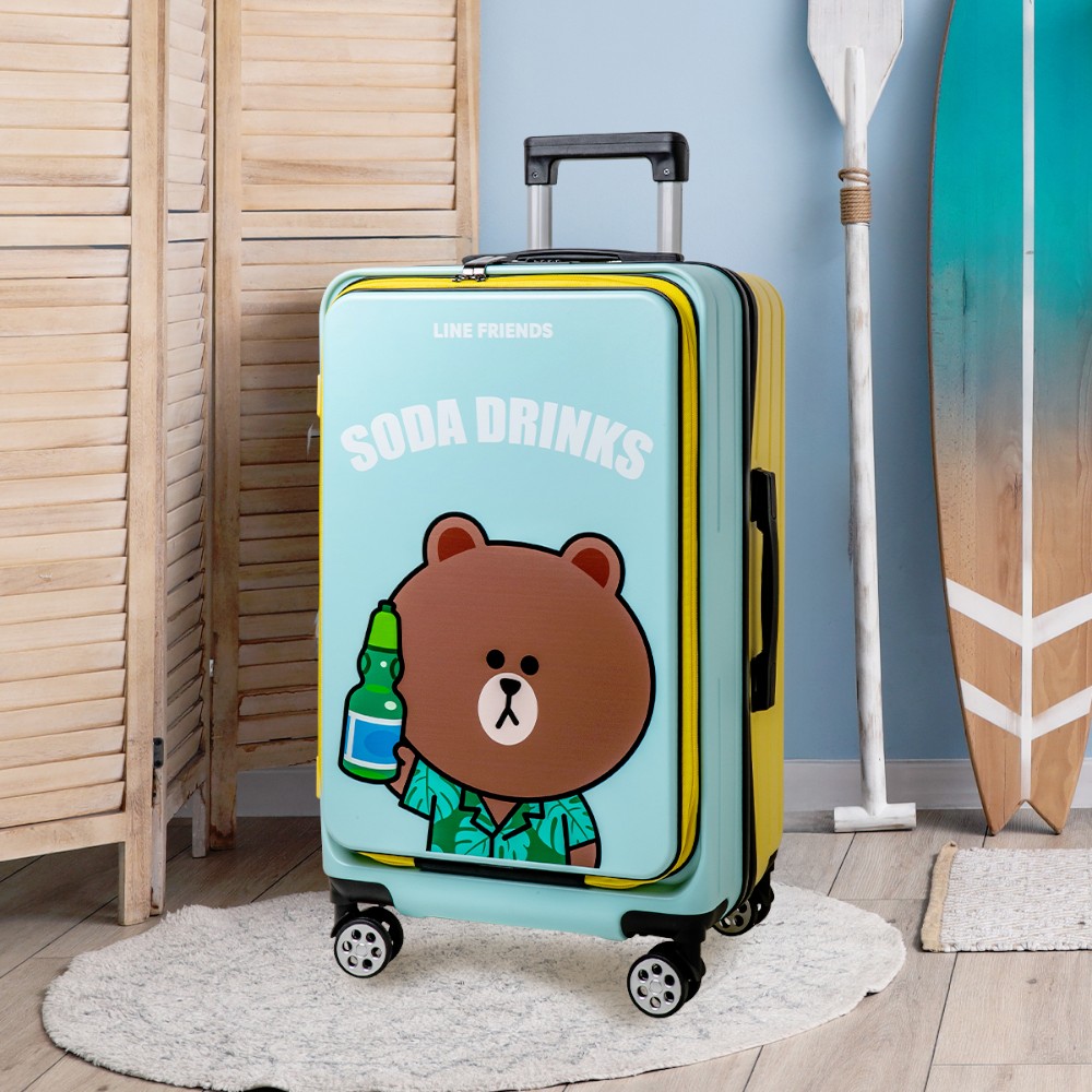 【Quaker 桂格】預購養氣人蔘滋補液94入附LINE FRIEND 在地特色行李箱彈珠汽水款(60ml×94瓶)