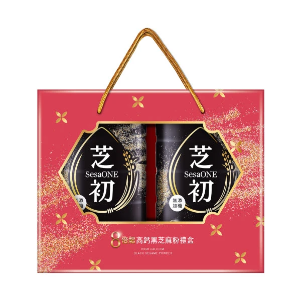 【芝初】預購芝初8倍細黑芝麻粉禮盒(7/4起出貨)(380g*2入)