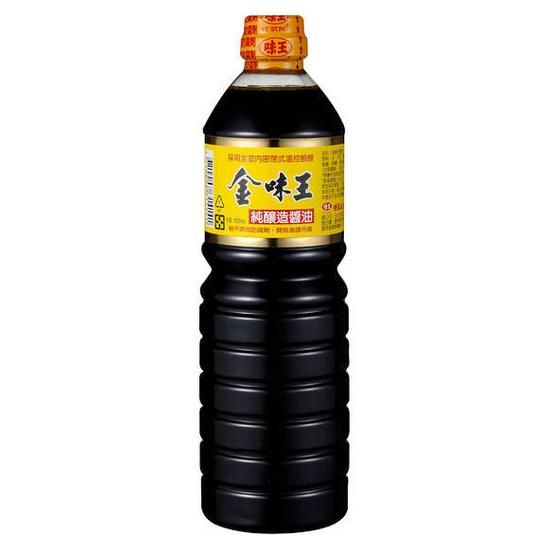 【味王】金味王純釀造醬油(PET瓶裝)(1000ml)