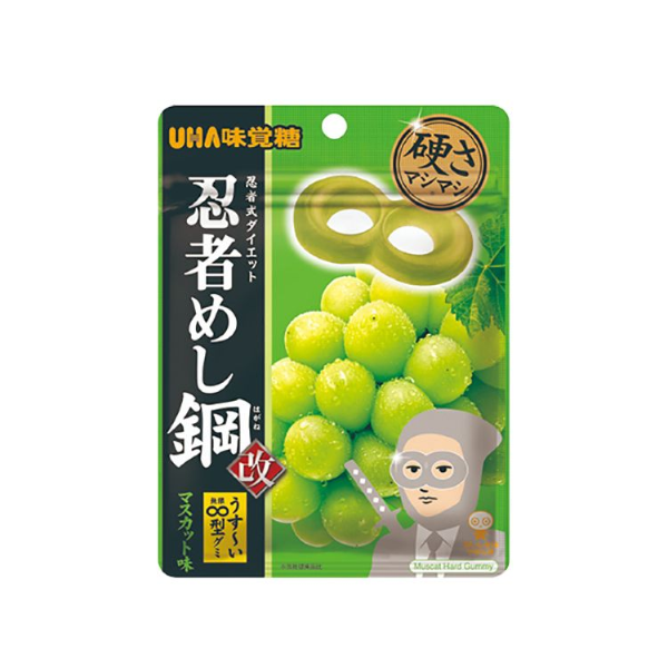 【UHA】味覺糖忍者軟糖-白葡萄味(45g)