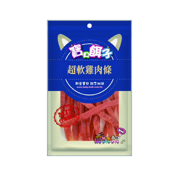 【寶貝餌子】犬用428超軟雞肉條(120g)