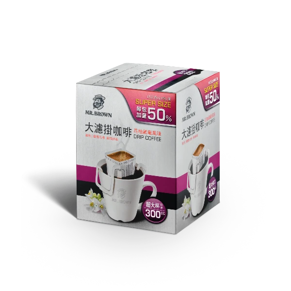 【伯朗】大濾掛咖啡-花柚晨曦風味(15g*10入)