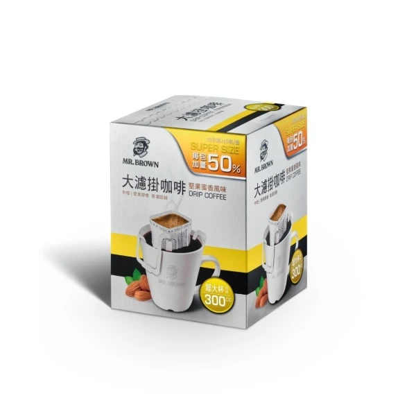 【伯朗】大濾掛咖啡-堅果蜜香風味(15g*10入)