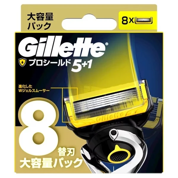【Gillette 吉列】ProShield鋒護系列刮鬍刀頭8入(1盒)