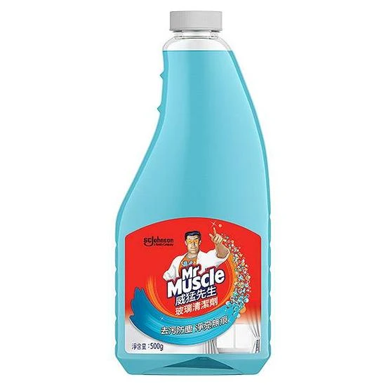 【MrMuscle威猛先生】玻璃穩潔清潔劑重裝瓶(500g)