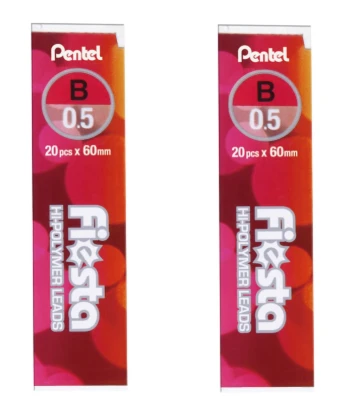 【Pentel 飛龍】飛龍20入鉛筆芯/B/2入/PC235-B2P(2入)