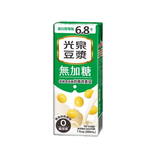【光泉】豆漿-無加糖(200ml*6入)