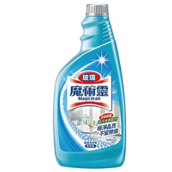 【魔術靈】玻璃清潔劑更替瓶-檸檬香(500ml)
