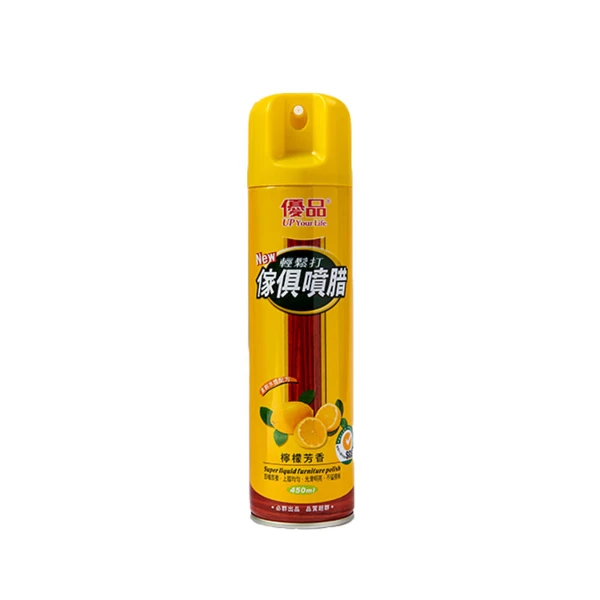 【優品】輕鬆打傢俱噴腊-檸檬(450ml)