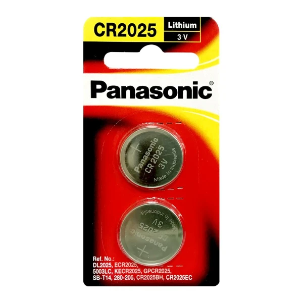 【Panasonic 國際牌】鋰鈕扣電池(CR2025 2入)