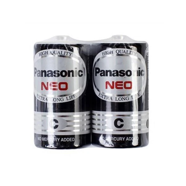 【Panasonic 國際牌】乾電池-黑色2號1.5V(2入)