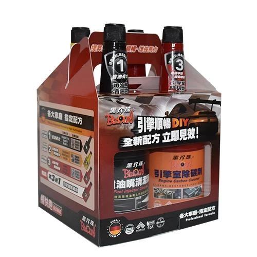 【黑珍珠】暢快跑引擎順暢汽油添加劑260ML*4入(1組)