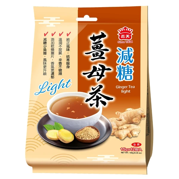 【義美】減糖薑母茶(15g*12入)