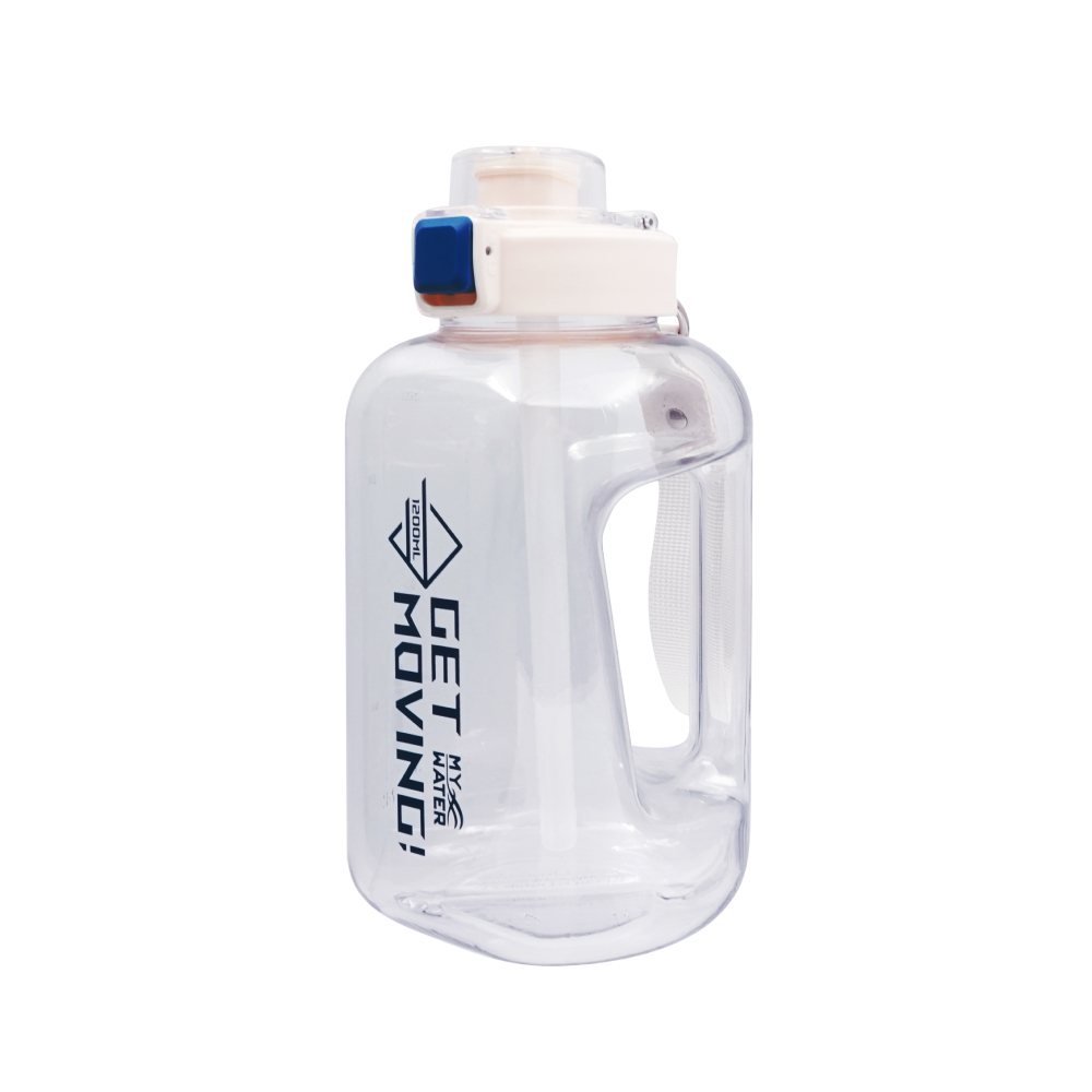 【MY WATER】動起來運動水壺-白色(1200ml)