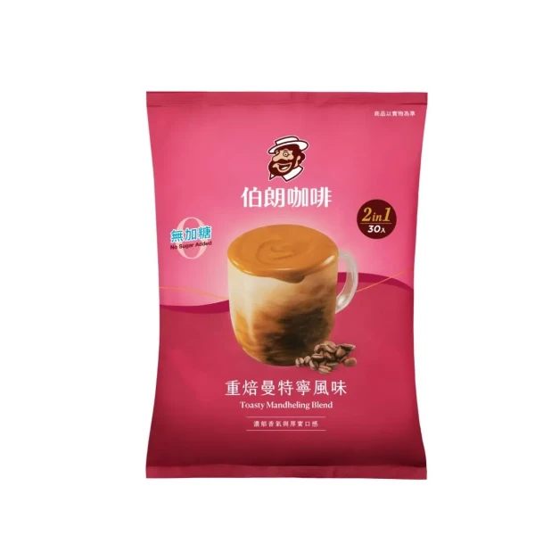 【伯朗】重焙二合一曼特寧風味(10.5g*30入)