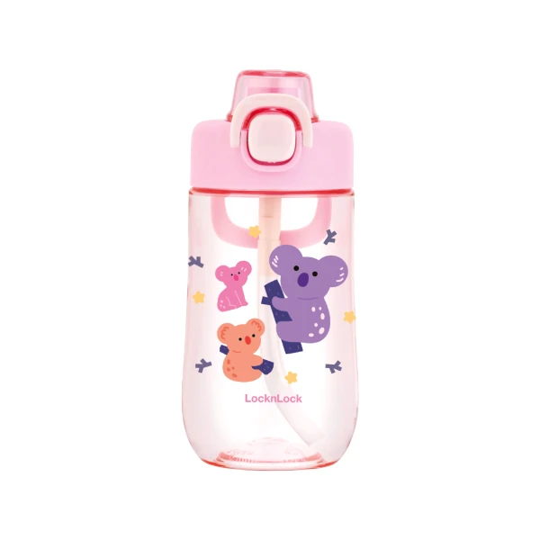 【LocknLock 樂扣樂扣】兒童水壺/500ml/無尾熊粉/C12(1入)