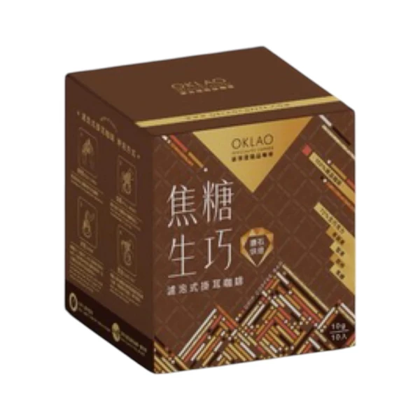 【歐客佬】焦糖生巧濾泡式掛耳咖啡(10g*10入)