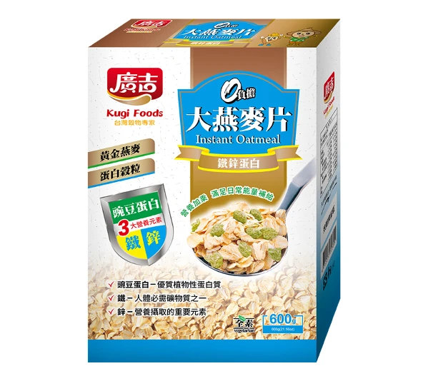 【廣吉】大燕麥片-鐵鋅蛋白(600g)