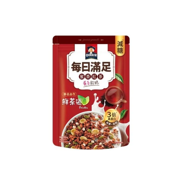 【桂格】每日滿足蛋白穀脆-蜜香紅茶(250g)