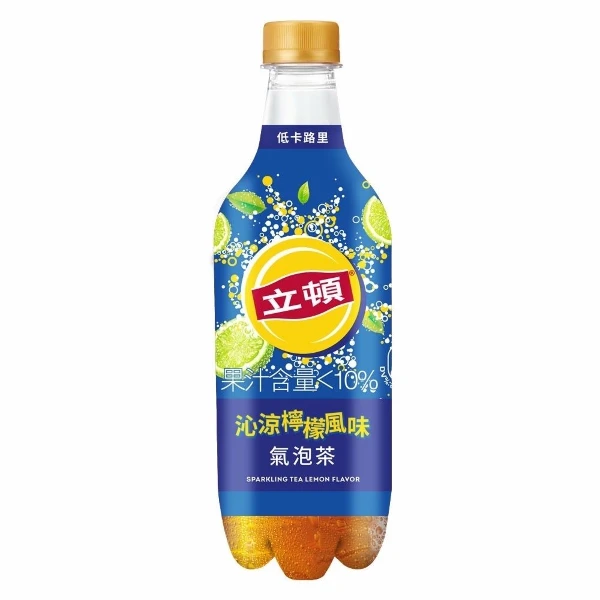 【立頓】氣泡茶-沁涼檸檬風味(500ml*4入)