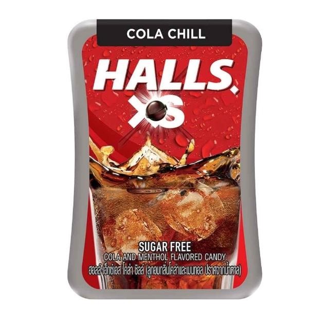 【HALLS XS】無糖迷你薄荷風味糖 沁涼可樂口味(12g)